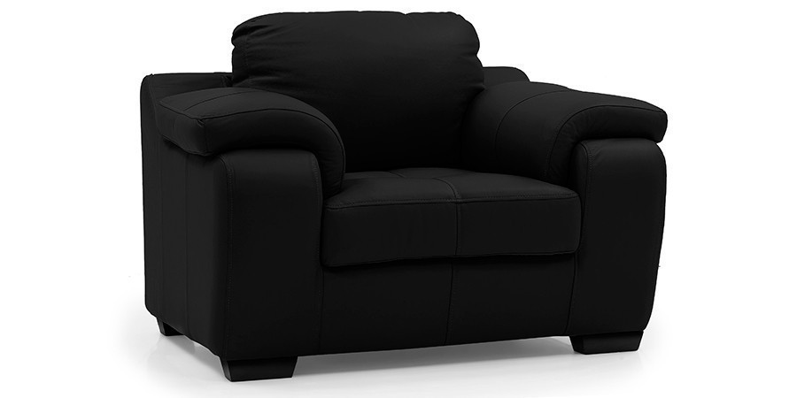 Tribunal Leather Sofa (Licorice)